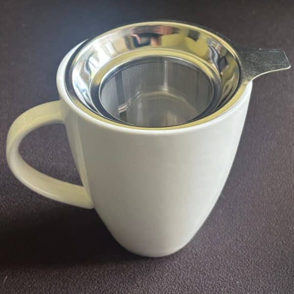 Auflagesieb mit großer Tasse