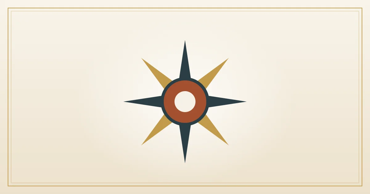 Achtstrahliger Ischtar-Stern, Symbol Mesopotamiens, Grafik